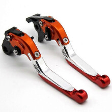 (18) Levier de frein et d'embrayage pliable et réglable CNC compatible avec les motos Benelli BN125 et TNT150i