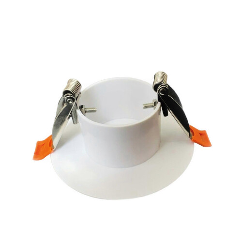 (S) Ceiling Cover Plate Decorative Panel for Downlight Hole, Spring Clip Design, PP Material, Wall Mount 2