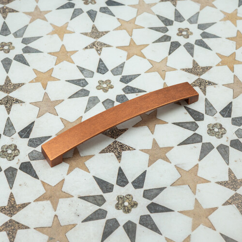 (160mm Handle) Antique Copper Bow Handles 2