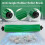 Rubber Brush Replacement for    405/505 Combo Robot Vacuum Cleaner Main Brush Roller Brush 2