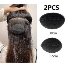 (2pcs back head pad) Neviditeľná vankúšiková spona na objem vlasov, priedušná bavlna, pre ženy na denné nosenie a svadby