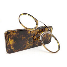 (Hawksbill) Klemmbare Lesebrille für die Nase, +3,0 Dioptrien, TR90 Rahmen, tragbar, für Weitsichtigkeit, passend für verschiedene Nasentypen