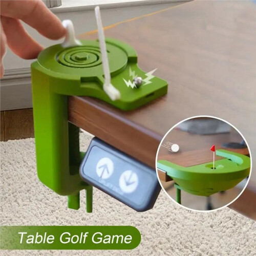 Game 3D Printed  Game Desktop  Set with Realistic Course Table Toy for Workplace Golfers Enthusiasts 2