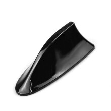 (black) Haaienvin auto dakantenne compatibel met BMW Honda Toyota Hyundai Kia, ABS materiaal, voor FM/AM radio signaal
