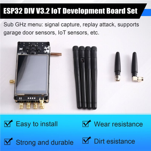 Placa de Desenvolvimento ESP32 DIV V3.2 com Tela de 2,8 Polegadas, Wi-Fi Integrado,  2.4Ghz e Sensores IoT Compactos Sub-GHz. 1