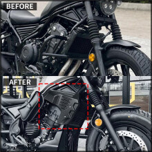 Radiator Cover Frame Side Panel Scale Side Cowl Fairing Cover Protector for Rebel CMX CL 250 300 500 2022-2025