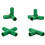 80PCS Fitting 11MM 4 Types Stable Support Heavy Duty Greenhouse Frame Building Connector Suitable for Grape Trellis 1