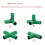 80PCS Fitting 11MM 4 Types Stable Support Heavy Duty Greenhouse Frame Building Connector Suitable for Grape Trellis 3
