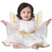 (Toddler (18-24M), White) My Little Angel Religious Biblical Christmas Baby Toddler Girls Costume