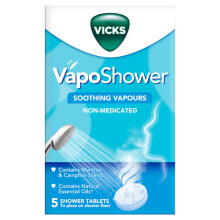Vicks VapoShower Soothing Vapours Shower Tablets 5 Count