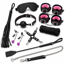 X-Toyz Bondage Kit 4 - Premium BDSM Restraint Set Faux Leather Adult Couples