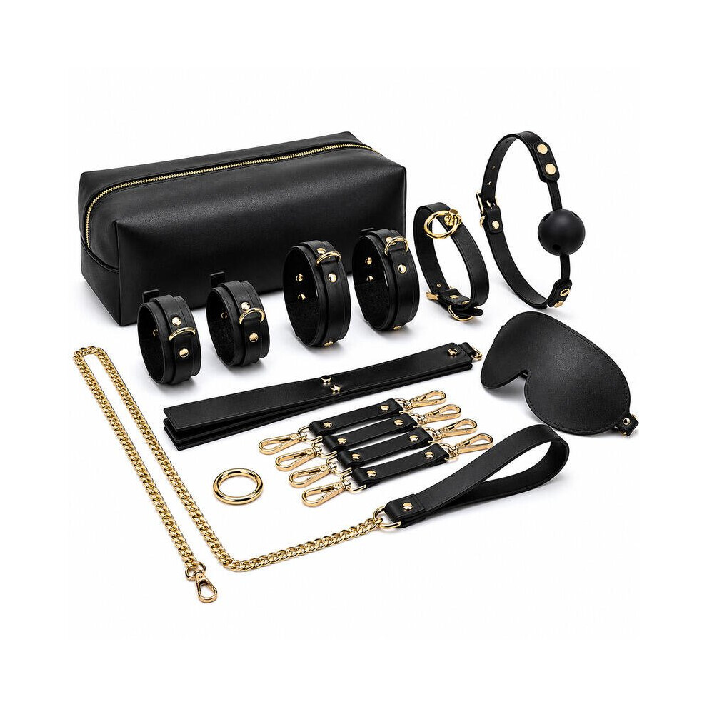 X-Toyz Bondage Kit 7 - Luxury Bdsm Restraint Set With Storage Case Adult Couples