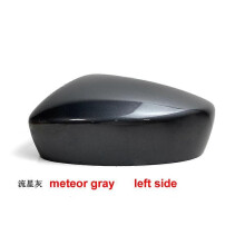 (meteor gray, 1PCS Left) Lackierte Außenspiegelabdeckung, Seitenspiegelgehäuse, kompatibel mit Mazda 6 Atenza 2018–2021, Autozubehör