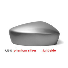 (silver, 1PCS Right) Lackierte Außenspiegelabdeckung, passend für Mazda 6 Atenza (2018–2021), Auto-Außenzubehör