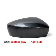 (meteor gray, 1PCS Right) Lackierte Außenspiegelabdeckung, passend für Mazda 6 Atenza (2018–2021), Auto-Außenzubehör