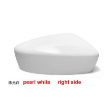 (pearl white, 1PCS Right) Lackierte Außenspiegelabdeckung, passend für Mazda 6 Atenza (2018–2021), Auto-Außenzubehör