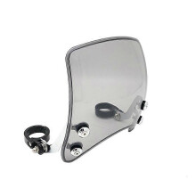 (Dark Grey) Parabrisas ajustable de policarbonato para moto compatible con Harley Davidson Sportster XL 883 1200 2004-2019 horquillas 39mm-41mm