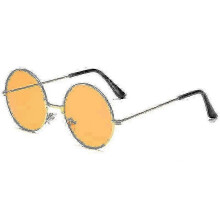 (orange, K gold frame) UV400 Sunglasses, Polarised & Scratch-Resistant Lenses, Metal Frame for Cycling, Fishing