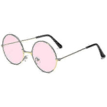 (pink, black frame) UV400 Sunglasses, Polarised & Scratch-Resistant Lenses, Metal Frame for Cycling, Fishing