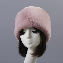(COLOR 13) Damesmuts van imitatiebont, Russische stijl, wintermuts van imitatiekonijnenbont met katoenen voering