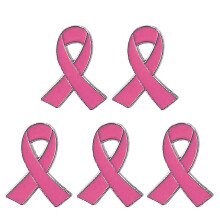 (Rose Red) Juego de 5 broches de cinta en colores surtidos para apoyar la concientización sobre la prevención de enfermedades.