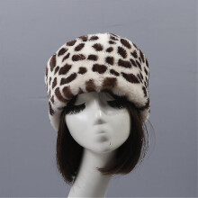 (COLOR 18) Gorro ruso de piel sintética para mujer, de piel sintética de conejo, gorro de invierno cálido con forro de algodón.
