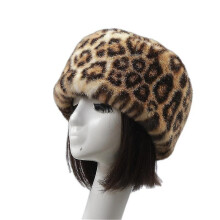 (COLOR 19) Gorro ruso de piel sintética para mujer, de piel sintética de conejo, gorro de invierno cálido con forro de algodón.