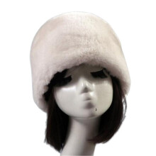 (COLOR 16) Damesmuts van imitatiebont, Russische stijl, wintermuts van imitatiekonijnenbont met katoenen voering