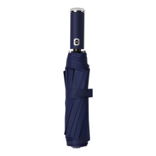 Automatic Reverse Folding Umbrella with LED, 10 Ribs Windproof, Reflective UV Protection for All Weather