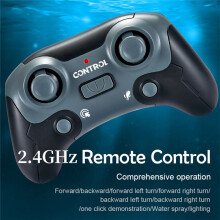 2.4GHz Rc Dinosaur Toys Remote Control Boat Waterproof Swimming Pool Lake Bathroom Spray Kids Toys for Boys Gift