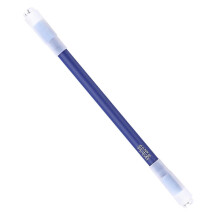 (Blue) Rotating Ballpoint Pen with Stainless Steel Tips for Stable Spinning - 23cm Plastic and Metal Construction