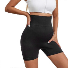 (black, S) Dames shapewear shorts met buikcontrole en heupliftend effect, gemaakt van ijzijde.