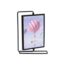(Black, S) Photo Frame, Metal, Exquisite Craftsmanship, Non-Deformable, Wall or Table Display