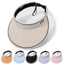 (purple) Sombrero de paja plegable para mujer, resistente a los rayos UV, ideal para la playa, la jardinería, los viajes y actividades al aire libre.