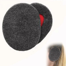 (Grey) Winter Earmuffs Windproof Lightweight with Anti-Slip Fit for Running Cycling Skiing