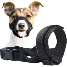 (Pink, XS) Hundemaulkorb mit Kopfriemen, gepolstert und strapazierfähig für mittelgroße Hunde, verstellbare Passform