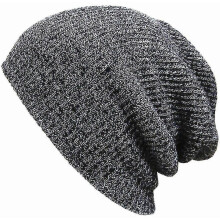 (Deep Grey) Cappello da sci in lana - Berretto lavorato a maglia per uomo e donna, 65 g, cappello invernale per climi freddi