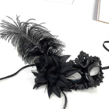 (black) Halloween-naamio aikuisille, kokopitsiinen pallomainen kasvosuoja Halloweeniin