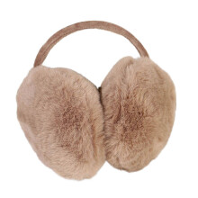 (Camel) Ear Muff for Women, Plush Winter Outdoor Ear Covers, Warm and Lightweight