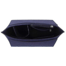 (B style2-S) Travel Cosmetic Case, Felt Insert Bag 18.5x29x22.5cm, Choice of Style A or B for Toiletries