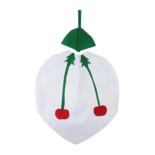 (Cherry) Costume di Halloween per adulti, abito cosplay in tessuto non tessuto per feste di gioco di ruolo
