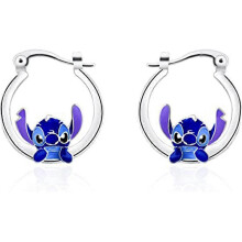 (Style A) Oorbellen met stiksels, gemaakt van legering met een cartoonachtig druipend olie-effect.
