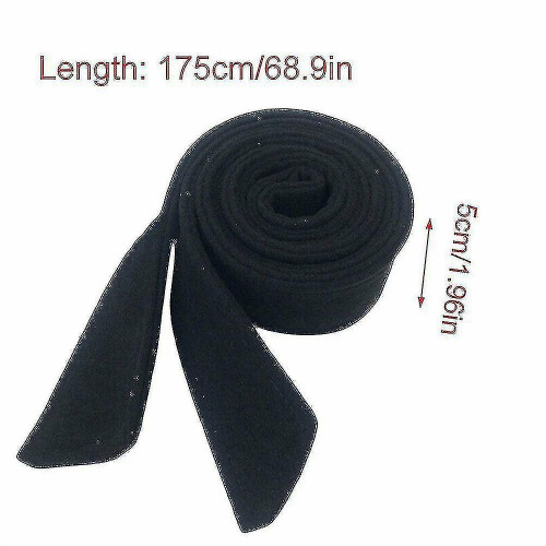 (camel) Wool Blend Belt Thick Textured 175cm Long 5cm Wide Light Grey, Black, Camel 2