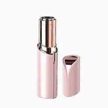 (Pink) Dispositivo per la rimozione dei peli del viso ricaricabile tramite USB, resistente agli schizzi, leggero e portatile.