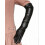 (Black, M) Women's Leather Gloves S/M/L Size, Wrist Length Solid Colour with Extended Silk Lining 1