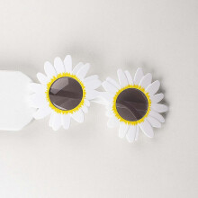 (white) Halloween zonnebril voor dames, kunststof montuur en lenzen, lichtgewicht, veelkleurig.