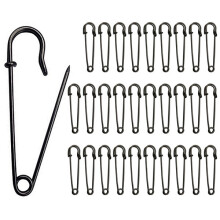 (60mm) Épingles de sûreté en métal robuste, lot de 30, pour la couture, le tricot et les travaux manuels