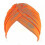 (Orange) Damesmuts met pompons, effen kleur, polyester, one size, casual model. 2