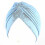 (Light Blue) Damesmuts met pompons, effen kleur, polyester, one size, casual model. 2
