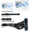 (Blue, XS) Dog Muzzle with Head Strap, Padded and Durable for Medium Dogs, Adjustable Fit 2